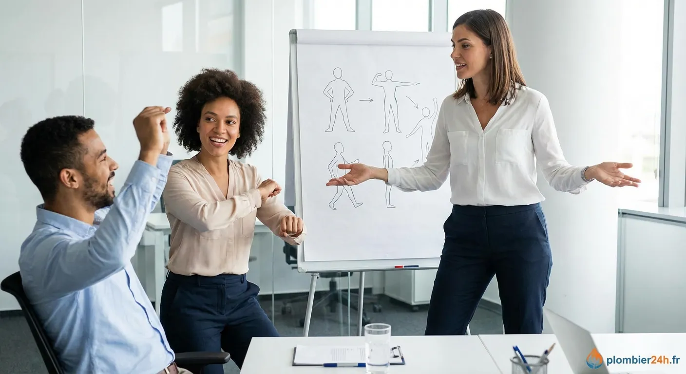 Technicien effectuant la pose module communication sur un système de chauffage
